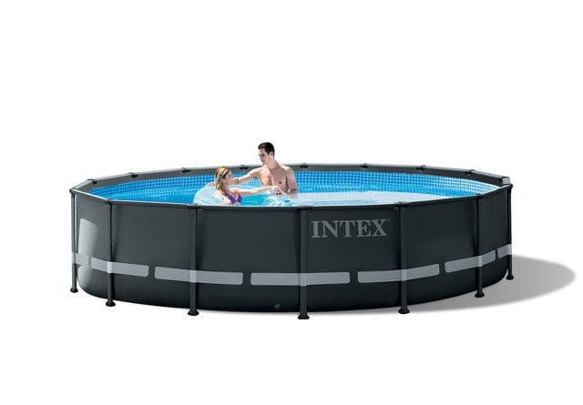 INTEX 16ft X 48in Ultra Xtr Frame Pool: An innovative steel frame design that optimizes shape and weight distribution - 26325 INTEX 16ft X 48in Ultra Xtr Frame Pool: An innovative steel frame design that optimizes shape and weight distribution - 26325